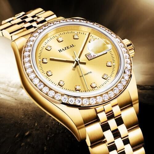 Switzerland Luxury Brand Men Mechanical Watch Male Seagull Movement reloj hombre Gold Mens Wristwatch Clock Waterproof 19001