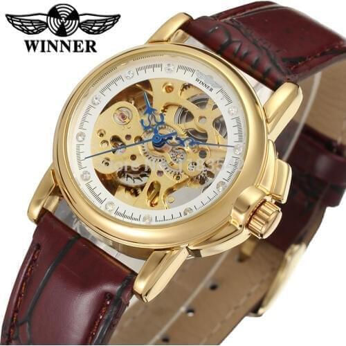 Winner Watch Newest Design Watches Lady Top Quality Watch Factory Shop Free Shipping WRL8011M3G5