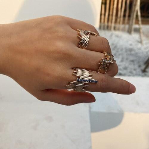 DePingChen Women's Gold Rings