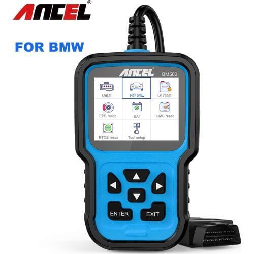 ANCEL BM500 Full System OBD2 Scanner for E93 E65 Airbag EPB SAS TPMS Reset OBD 2 Diagnostic Multi-language Car Diagnostic Tool