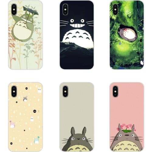 For Samsung A10 A30 A40 A50 A60 A70 M30 Galaxy Note 2 3 4 5 8 9 10 PLUS Cartoon Totoro Accessories Phone Shell Covers