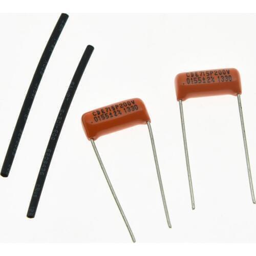 KAISH Kaish 2pcs Guitar Bass Sprague 715P Orange Drop Capacitor .015uF 200v Tone Caps