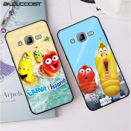 Korean hilarious cartoon cute Larva insect Phone Case Cover for Samsung J6 J7 J2 J5 prime J4 J7 J8 2018 DUO core neo M20