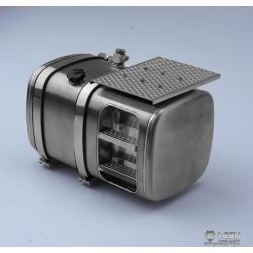 LESU 1/14 Left 90MM Metal Fuel Tank Pedal for DIY Tmy RC Truck Model Car Part TH10215