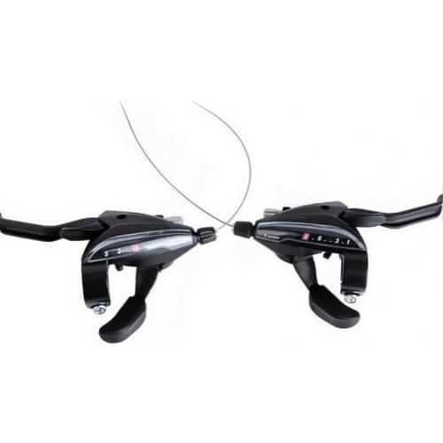 80%HOT 1 Pair Aluminium Alloy Finger Dial Transmissions 8 Speed Mountain Bike Shifter