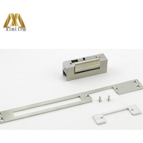 NO Mode (Fail Security) Small Stainless Steel For Access Control Narrow-Type Door Lock New Electric Strike Lock 250KA