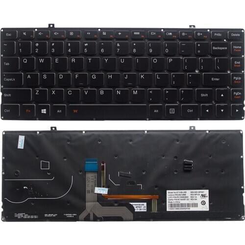 GZEELE new English Keyboard for Lenovo Ideapad Yoga 2 Pro 13" backlit Yoga2 Pro13-ISE