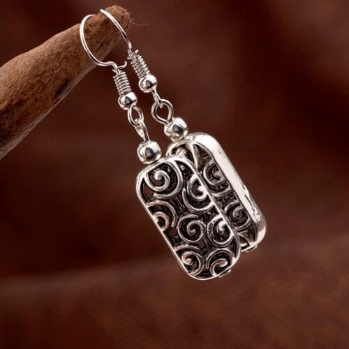 New Summer fashion carving metal dangle earrings for women , vintage jewelry earrings ethnic pattern earrings 9