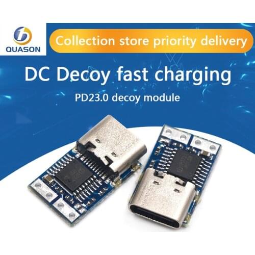 PD decoy module PD23.0 to DC DC trigger extension cable QC4.0 charger 9V 12V 15V 20V