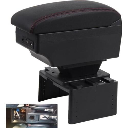 For Toyota fj cruiser armrest box USB Charging heighten Double layer
