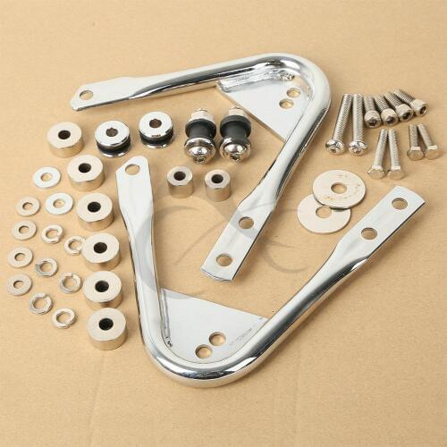 Detachable Two Up Luggage Rack Docking Hardware Kit For Harley 97-08 Touring Electra Street Glide Classic FL New