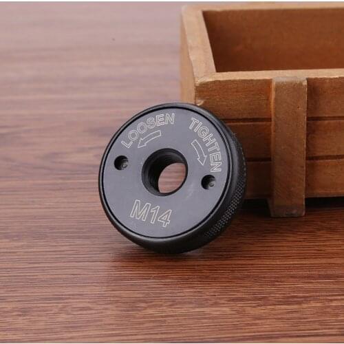 Steel M14 Thread Angle Grinder Inner Outer Flange Nut Set Tools Quick Release Steel Lock Nuts Power Replacement Parts