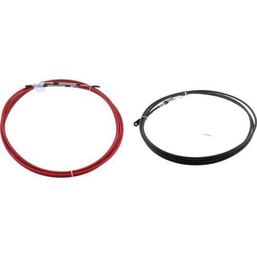 Universal Throttle Cable For Marine Boats Yacht Control Lever 11FT Black+Red