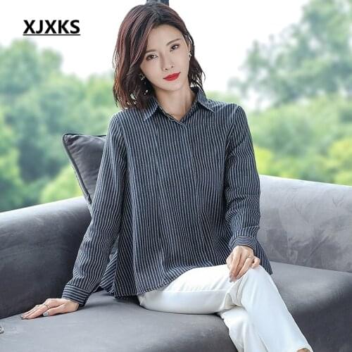 Женские большие рубашки XJXKS China At AliExpress
