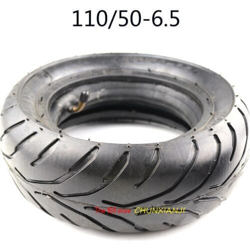 Lightning shipment 110/50-6.5 Rear Tire& 110/50-6.5 Inner Tube Bent Valve fits 49cc Mini Dirt Bike e Scooter Mini Moto