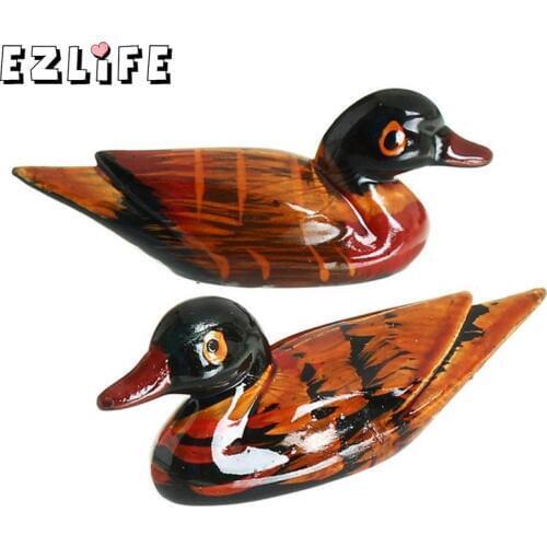 1 Pair Mandarin Ducks Chopstick Holder For Decoration Feng Shui Craft Display Ornament Holiday Gift FES2700