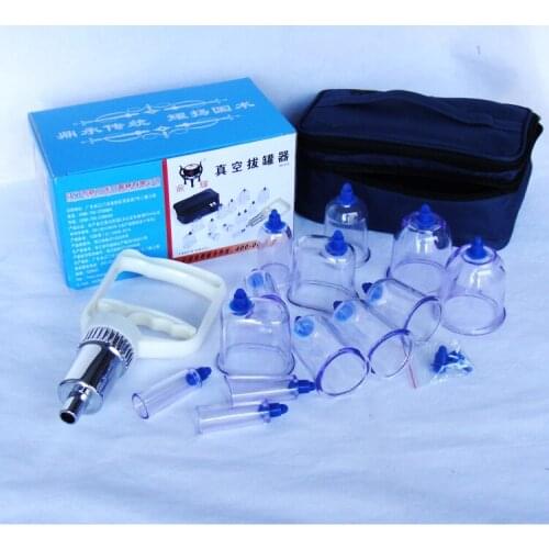 13 pcs/set Suction Cups jar Vacuum Body Massager Cups Cans for massage Cupping jar Acupunture Vacuum jars Cupping