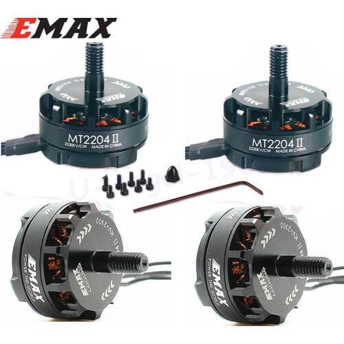 4set/lot Emax MT2204 II 2300KV Cooling Brushless Motor 2-4S for Mini Quadcopter QAV250 QAV250 TL250H TL280C