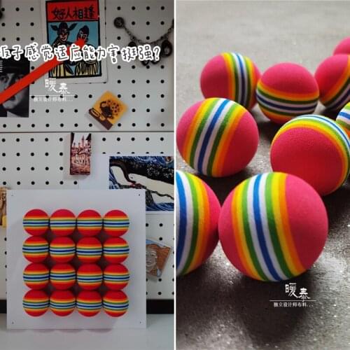 40mm Decor Painting Ball Multicolour Miyakes Style Designer Accessories DIY Party Decor Dolls Handicrafts Photo Props