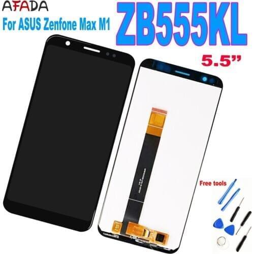 5.5'' For ASUS Zenfone Max M1 ZB555KL LCD Display Panel Touch Screen Digitizer Glass Sensor Assembly Replacement Parts