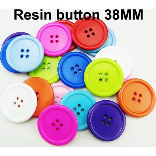 38mm 12PCS 4-Holes MIXED RESIN Clothes Coat Buttons Round High Quality Brand Garment Button Fits R-268A