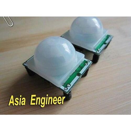 5Pcs HC-SR501 Adjust IR Pyroelectric Infrared PIR Motion Sensor Detector Module