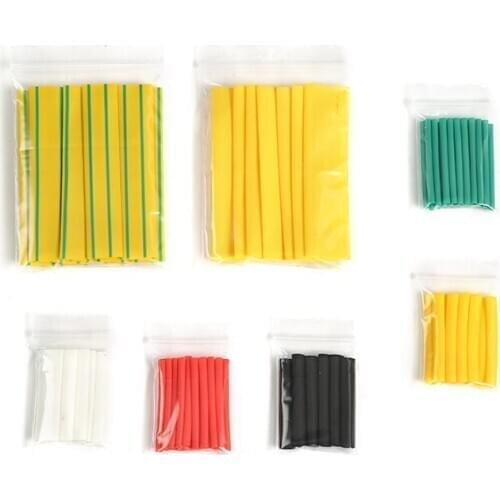 7 Sizes 127 Pcs Heat Shrink Sleeving Tube Tube Assortment Kit Electrical Connection Electrical Wire Wrap Cable Waterproof Shrink