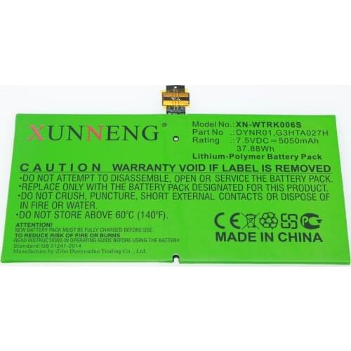 DYNR01 G3HTA027H Battery for Microsoft Surface 4 1724 Surface Pro 4 Surface Pro 4 1724