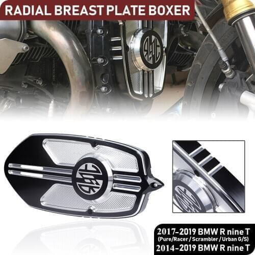 Motorcycle Front Engine Case Cover Breast Plate Protection for BMW R Nine T R9T Scrambler Pure Racer 2014 15 2016 2017 2018 2019