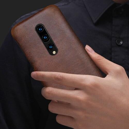 Real Leather Case For Oneplus 8 pro oneplus Nord Case Full Protection Business Leather Case for one plus 8T 7 Pro 6 T 5T 3 Cover