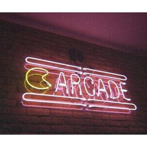 Decorative Light Pinball Arcade Decor Neon Light Accessory Hotel Game Room light Enseigne Lumineuse Handmade Real Glass Tube