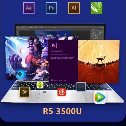 AMD Gaming Notebook MAX RAM 36GB Rom DDR4 2TB M.2 SSD Ultrabook Metal Notebook Ryzen 2700U Gaming Notebook Business Student