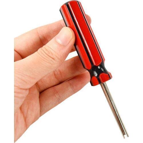 Car Bike Motorcycle Tyre Wheel Valve Stem Core Install Removal Screwdriver Tool
