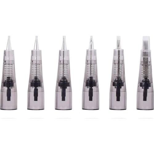 Professional Permanent Makeup Cartridge Needles 1R/2R/3RL/5RL for Biomaser Disposable Sterilized Tattoo Pen Machine Needles Tips