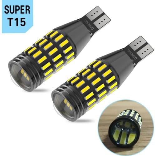A Pack T15 W16W 921 912 LED Canbus Error Free Bulb Lamp 4014 51SMD Backup Reverse Light for Audi BMW VW Toyota Kia Ford White