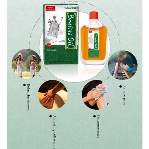 50PCS yiganerjing Bruises Oil &Sprains .shoulders,Backache,Arthritic pain,Contusion
