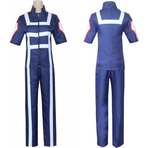 My Hero Academia Boku No Hero Cosplay Costume Men Women School Uniform Gym Suit Tshirt Pants Midoriya Izuku Todoroki Shouto