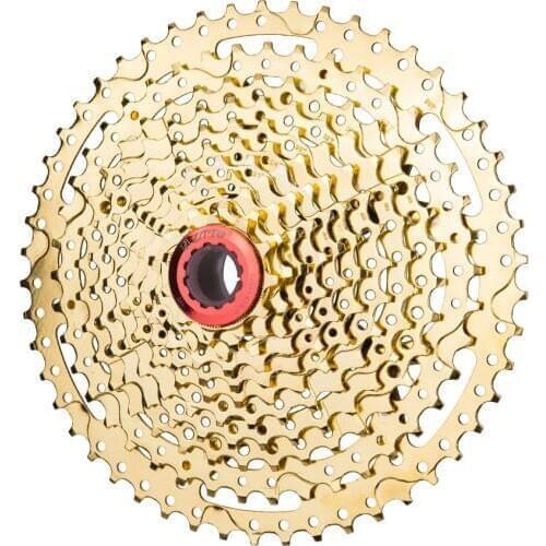MTB 11Speed GOLD Cassette 11s 11 -50T Wide Ratio UltraLight Golden Freewheel Mountain Bike Bicycle Parts for gx XX1 m8000 m9000