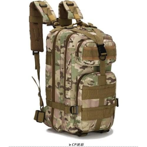 Mens 25L Military Tactical Backpack, Waterproof Molle Hiking Backpack, Sport Travel Military Bag, Outdoor Trekking Camping Back