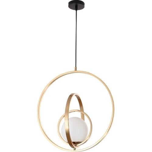 Nordic Hanging Pendant Light Rotating Globe Art lamps Bedside Lights Glass Ball Indoor Living Room Bedroom Modern lighting