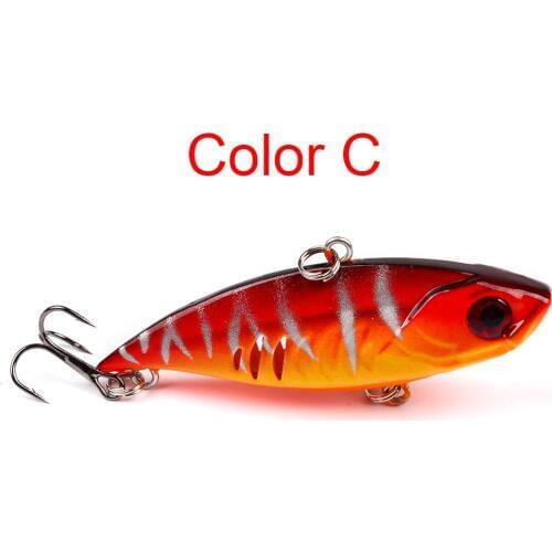 2020 new fishing fish lure crankbait hard bait 11g/6.5cm Artificial 3D eyes wobbler jig rotating Treble hook fishing tackle lure