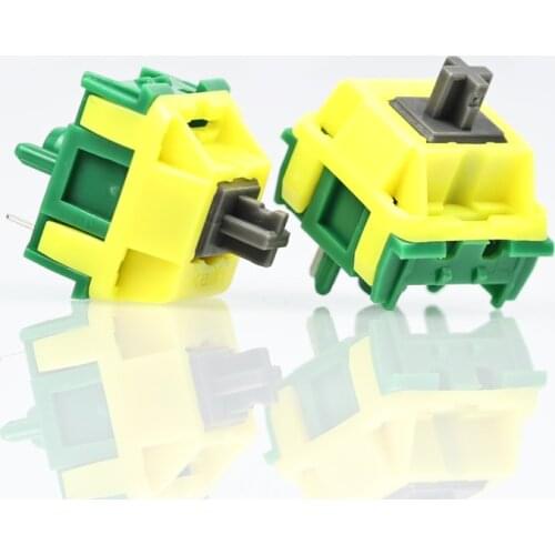 Chosfox Kailh Canary Switch For Mechanical Keyboard Advance Tactile hangfeel Self lubricating pom material 5pin MX Switch 10PCS