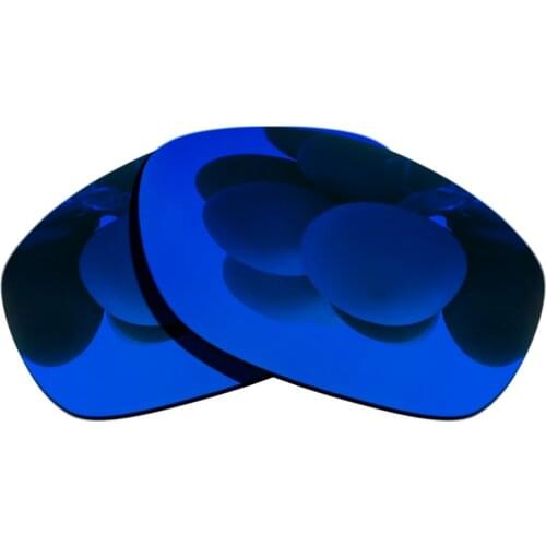 Polarized Sunglasses Replacement Lenses for-Pit Bull Frame - Deep Blue