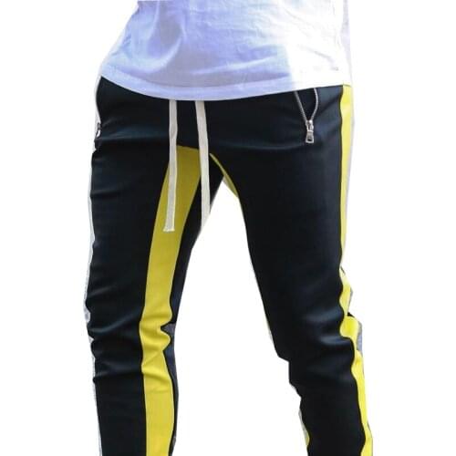 Jogging Casual Hombre Pantalones de aptitud de los hombres ropa deportiva pantalones de chándal ajustados pantalones de chándal