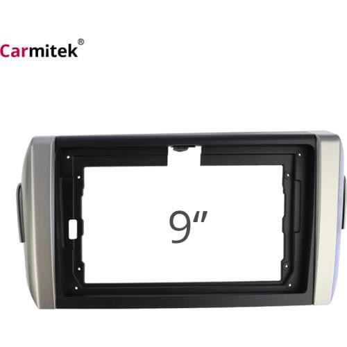 Car dash kits Fascia panel frame For Toyota innova 2015+ car radio 9' Android GPS Navigation multimedia Mounting Bezel Fascias