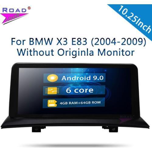 Roadlover Android 9.0 Car Auto Video For BMW X3 E83 (2004 2005 2006 2007 2008 2009) Stereo GPS Navigation Magnitol 2 Din NO DVD