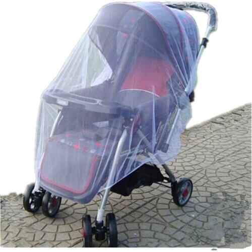 New Newborn Toddler Infant Baby Stroller Net Pushchair Mosquito Insect Net Safe Mesh Buggy White