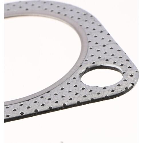 2 Bolt High Temp Exhaust Gasket 2.5 Inch Heavy Duty Mild Steel Exhaust Flange Washer