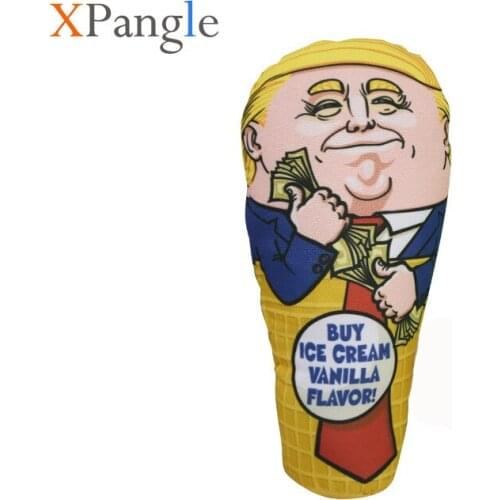 XPangle Pet Dog Cat Chew Toy Catnip Donald Trump Funny Cat Dog Toys Squeak Interactive Scratching Plush for Small Cats Pet