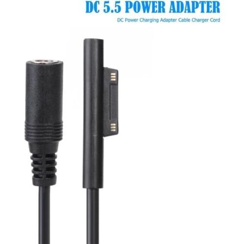 DC Power Charging Adapter Cable for Microsoft Surface Pro 1/2/3/4/RT Charger Cord DC 5.5mm*2.1mm Female Power Supply Adapter